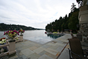 infinity pool overlooking lake